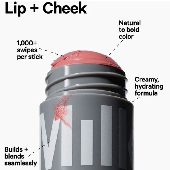 🌷PICK 2/$30 Milk Makeup Swerve Lip + Cheek Cream Color New FullSz - Picture 7 of 8